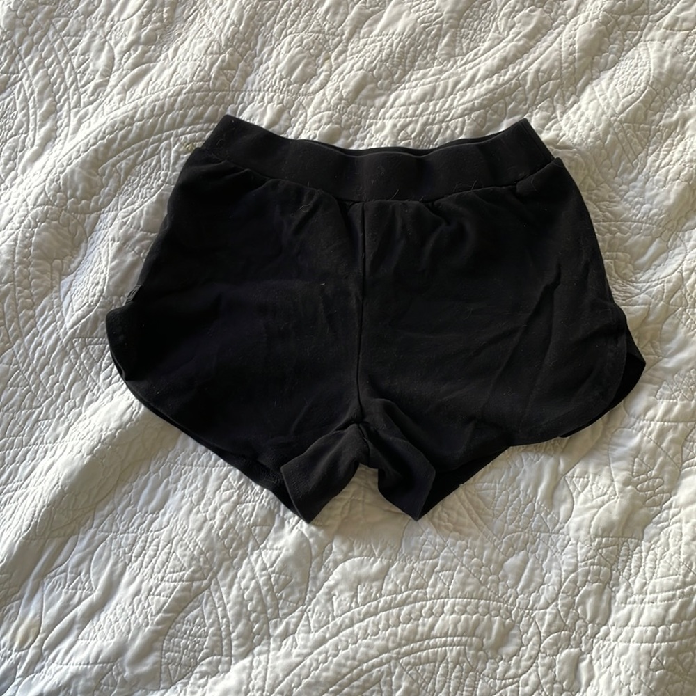 Black identity alphalete shorts